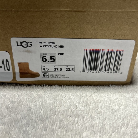 UGG Women's Citi Funk Mid‎  Platform Boot Authentic with Original Box Sz 6.5 NIB - Picture 10 of 10